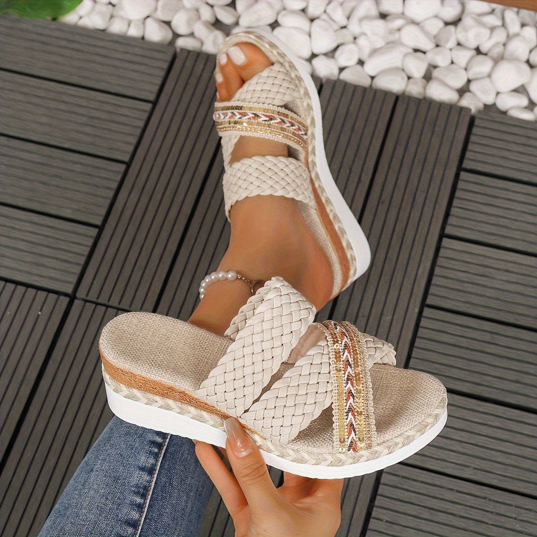 Women's Woven Rope Summer Sandals