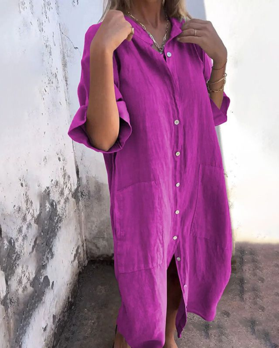 Boho Shirt Dress for Women