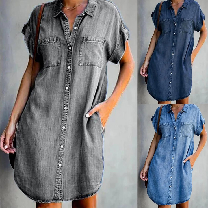 Elegant women's classic tummy control dress. Flattering, versatile, and comfortable for any occasion. Plus size.