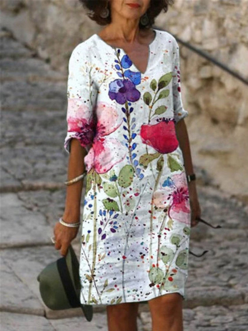 Women's Floral Print Dress