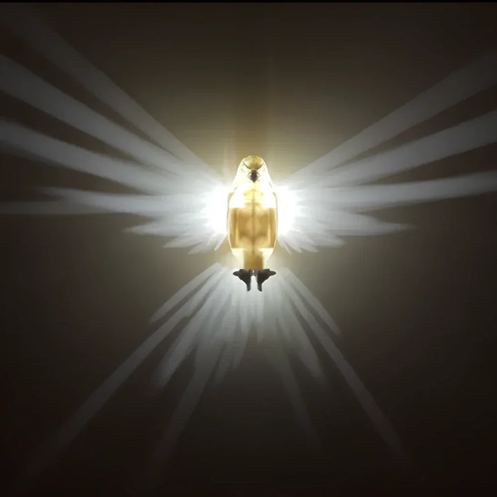 Modern Luminous Wing Projection LED accent light, enhancing home decor with its unique design.