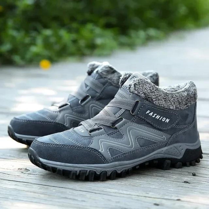 Waterproof women's orthopedic winter boots for comfortable walking, offering anti-slip safety & foot pain relief.