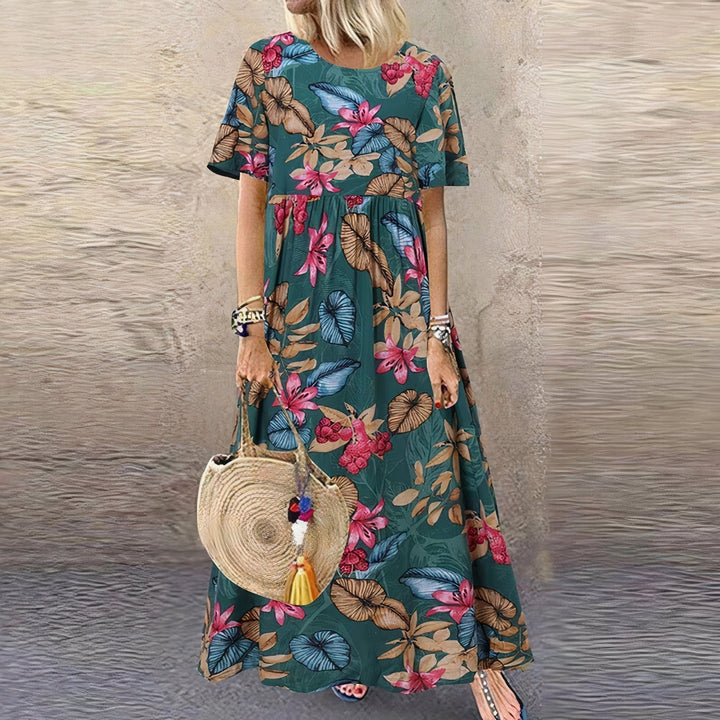 Lotte™ Vibrant Floral Maxi Dress