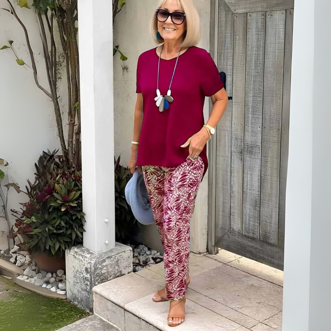 Women's Two-Piece Set - Elegant & Comfortable