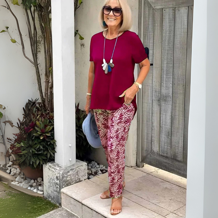 Women's Two-Piece Set - Elegant & Comfortable