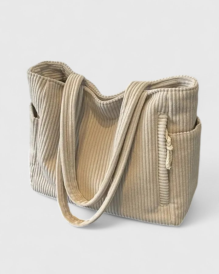 Ribbed Shoulder Bag