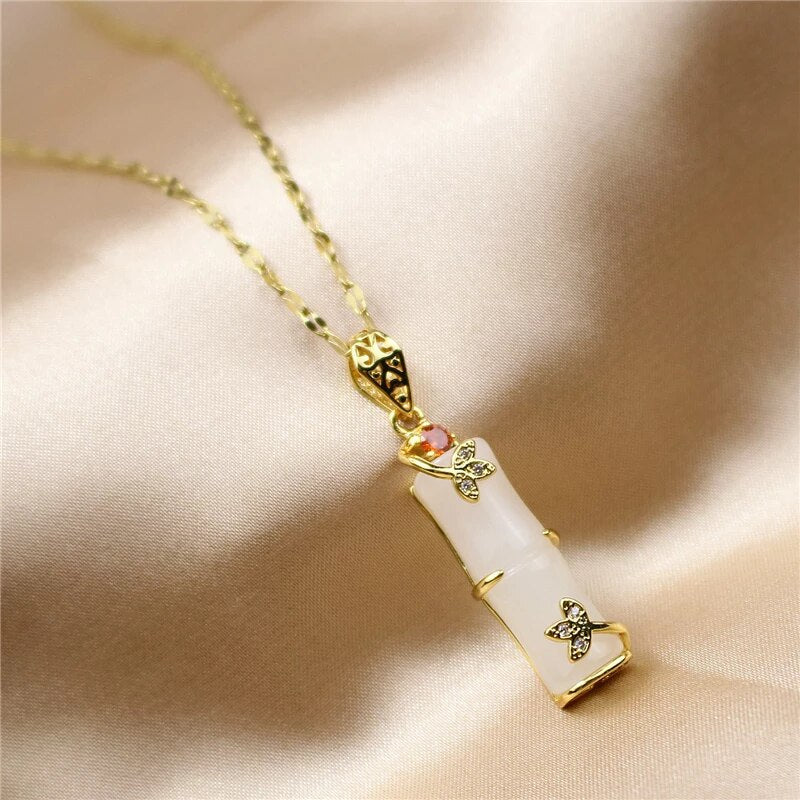 Women's Jade Amulet Necklace