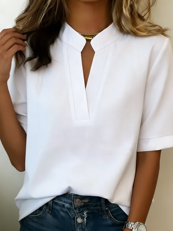 Women's V-Neck Chiffon Blouse