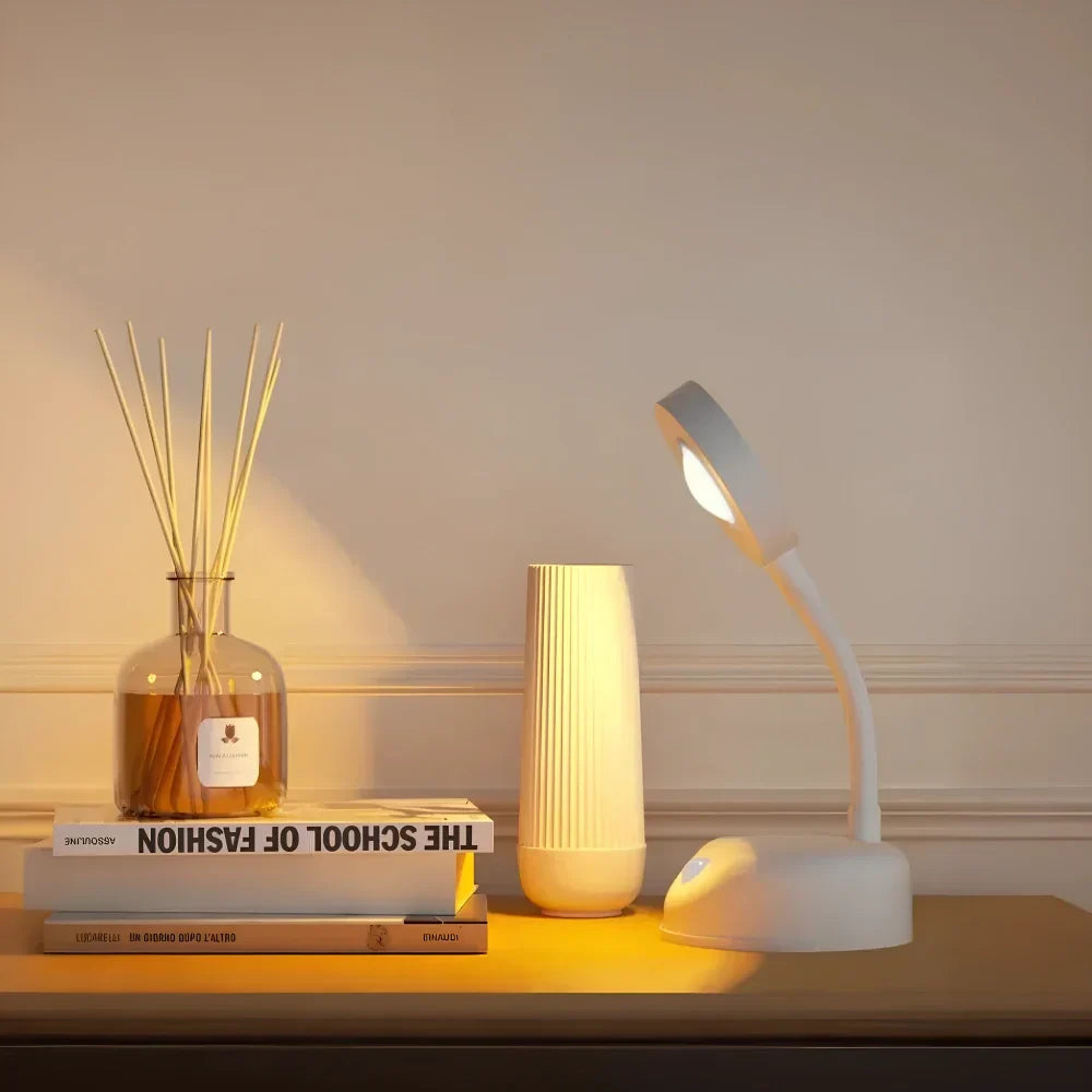 Smart wireless LED motion sensor light, rechargeable & adjustable. Perfect for dimmable interior lighting.