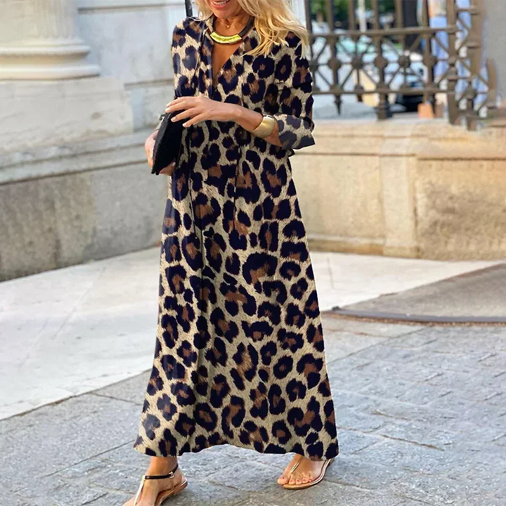 Leopard Print Dress - Bold & Elegant