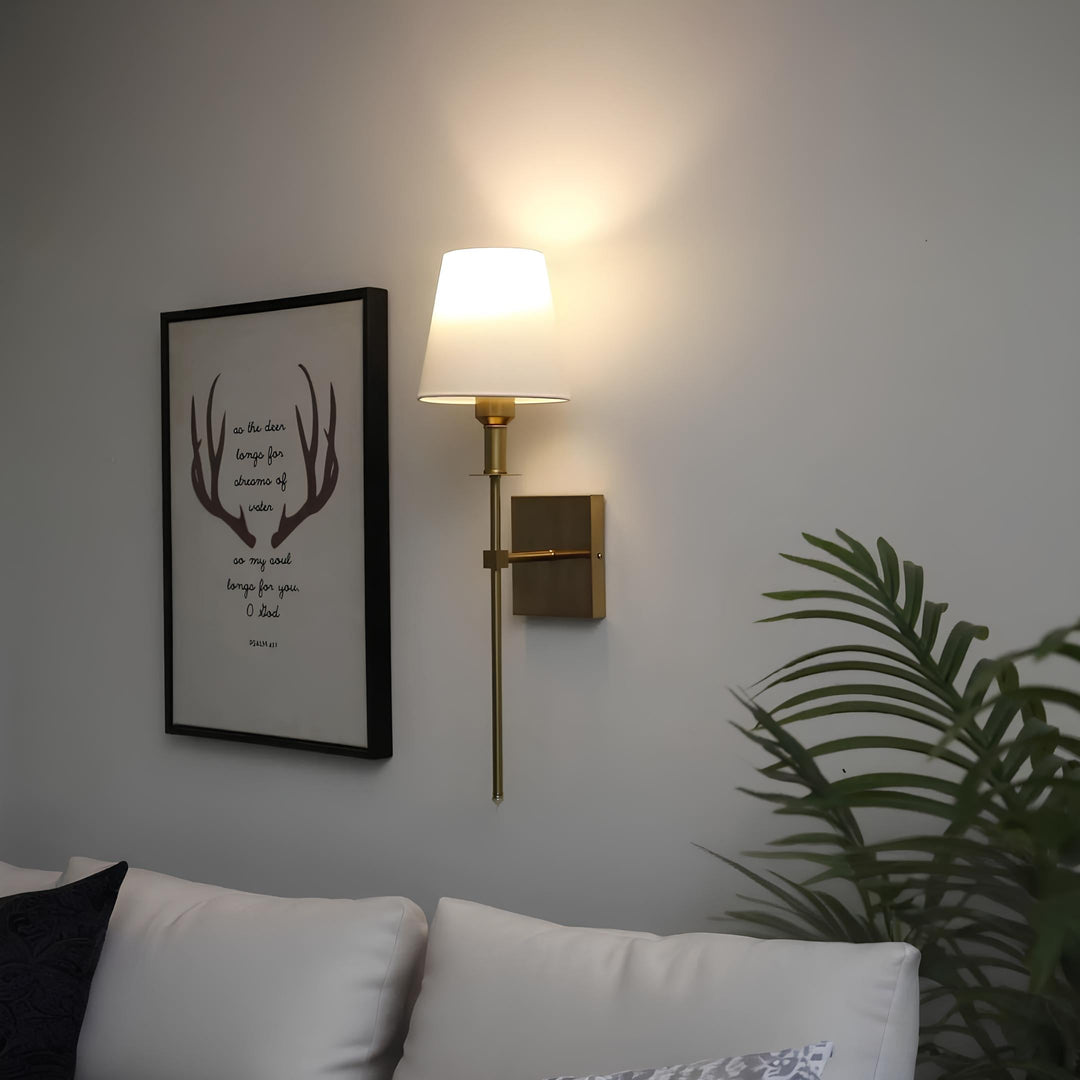 Slim profile LED wall light, rechargeable, 16 vibrant colors & remote for flexible home illumination.