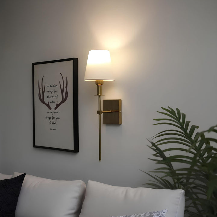 Slim profile LED wall light, rechargeable, 16 vibrant colors & remote for flexible home illumination.