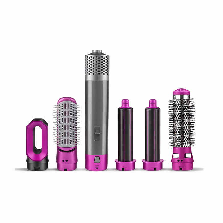 Achieve salon-quality hair at home with this multi-functional 5-in-1 styling tool.