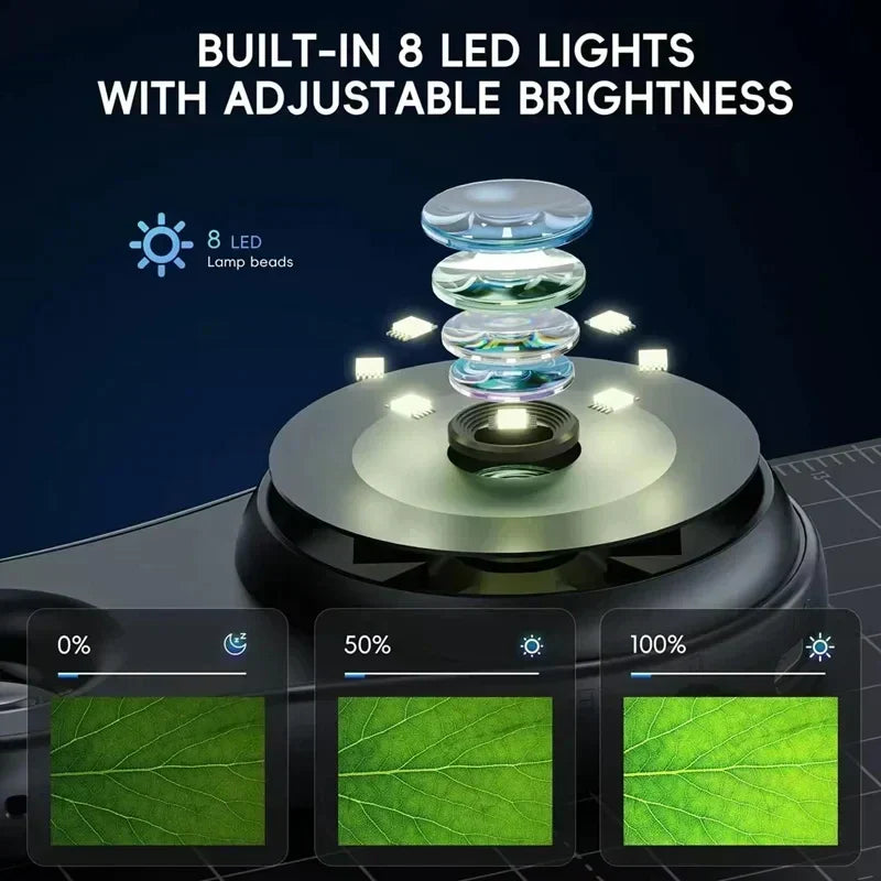 Educational 500X portable digital microscope, ideal for students & hobbyists exploring micro-worlds.
