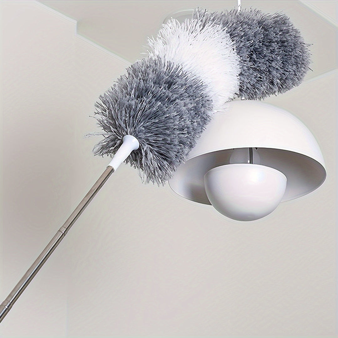 Flexible, washable microfiber duster. Ideal for dusting ceiling fans, furniture & tight spaces.