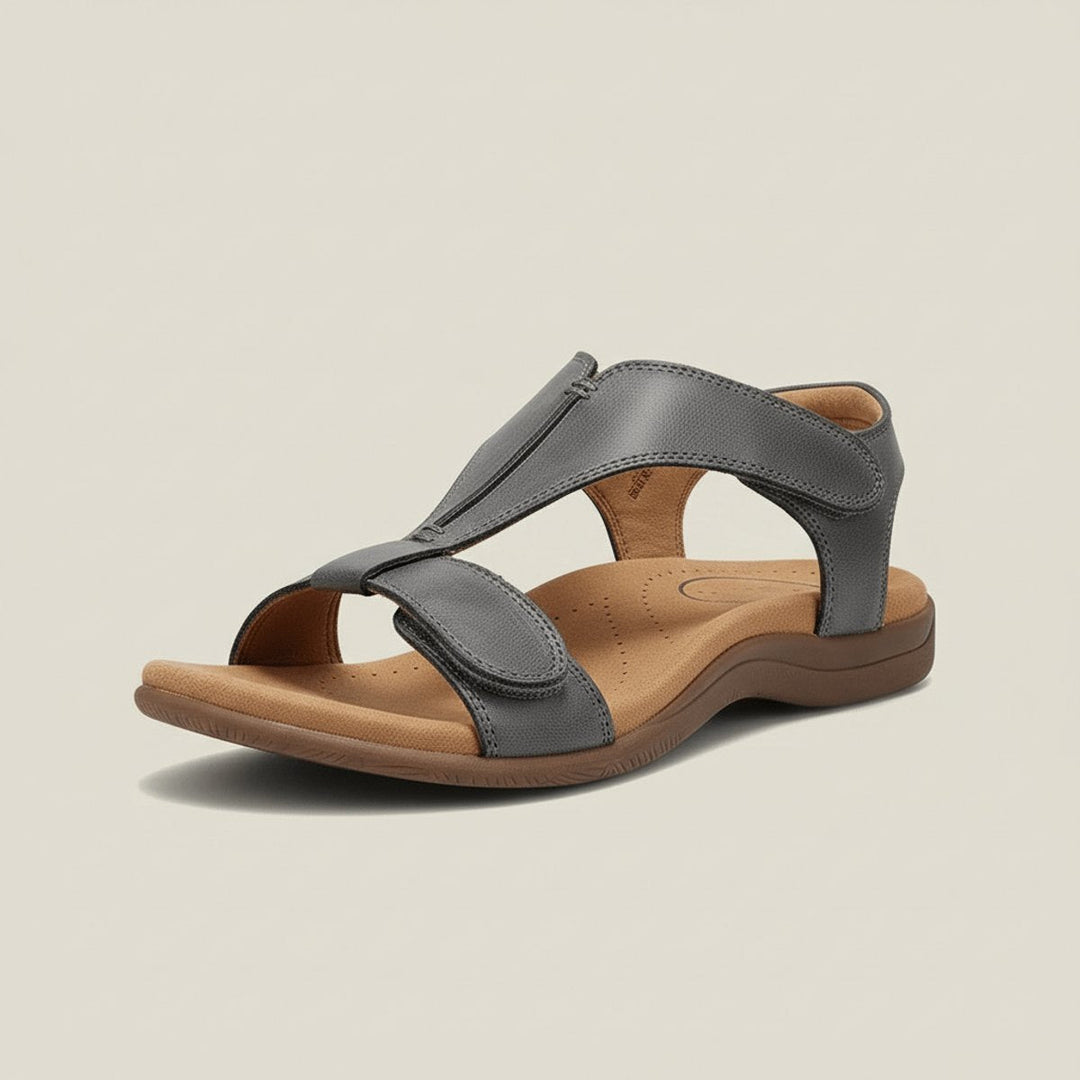 Casual T-strap orthopedic sandals for women, perfect for everyday summer comfort and support.
