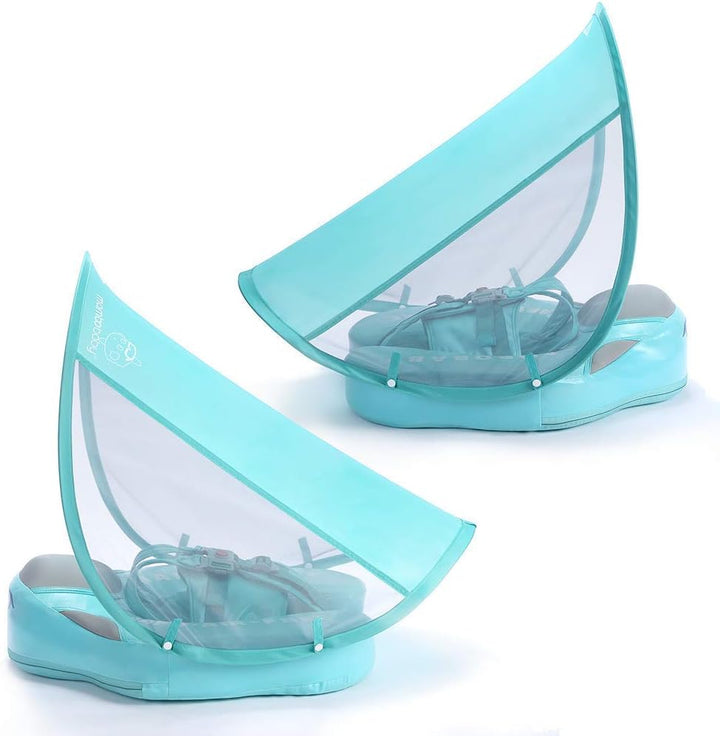 Baby & toddler swim trainer for safe water fun. Adjustable flotation aid for learning to swim, ensures water safety.
