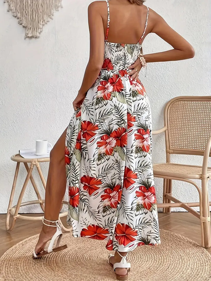 Ingrid Summer Floral Midi Dress