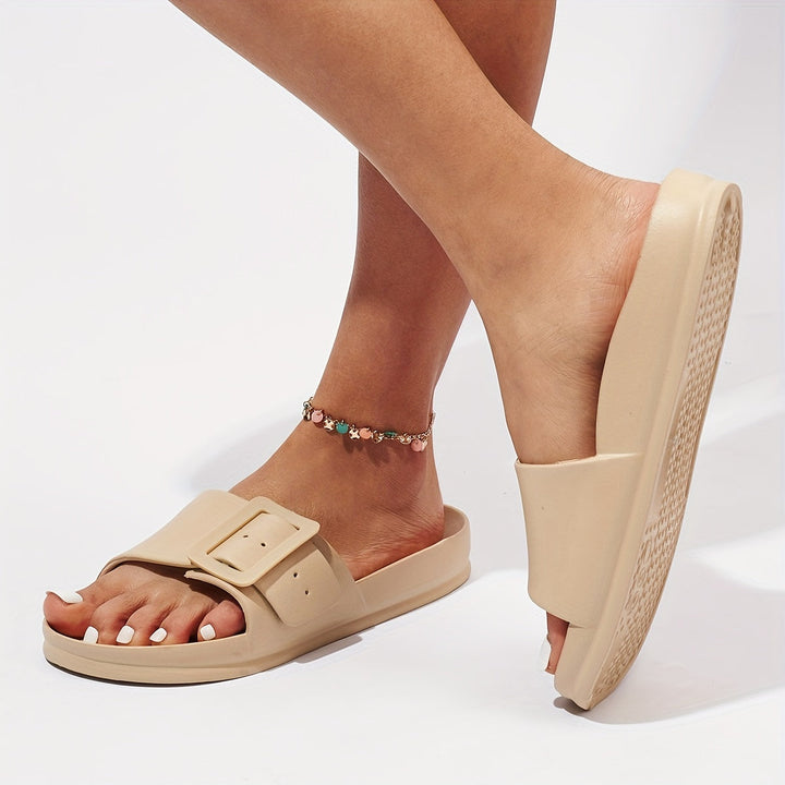 Stylish women's orthopedic slippers with adjustable straps & arch support for ultimate comfort. Summer footwear.