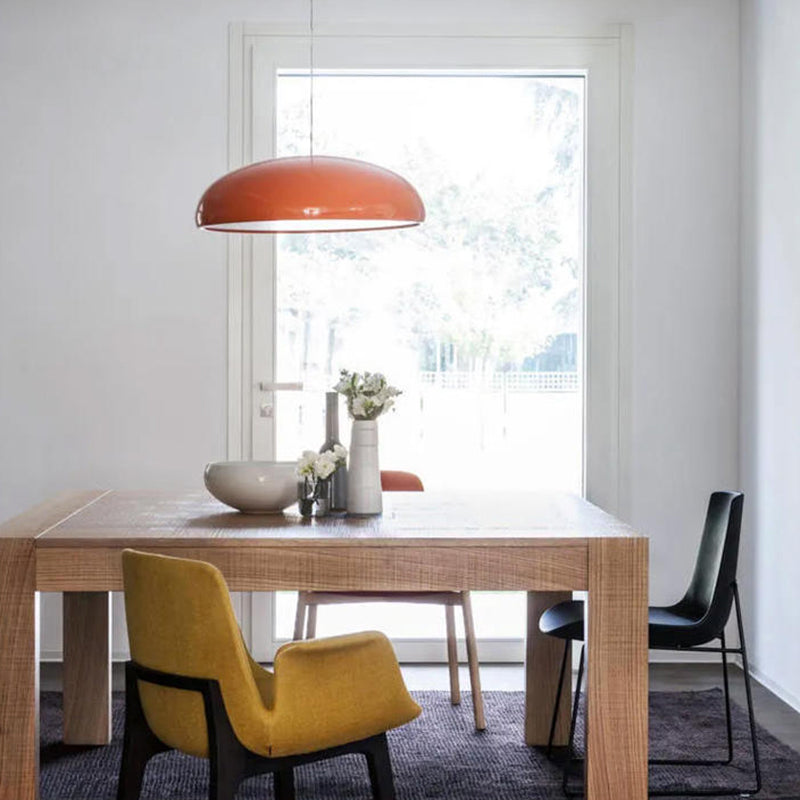 Minimalist Nordic design LED pendant lamp. Modern lighting for contemporary living spaces.