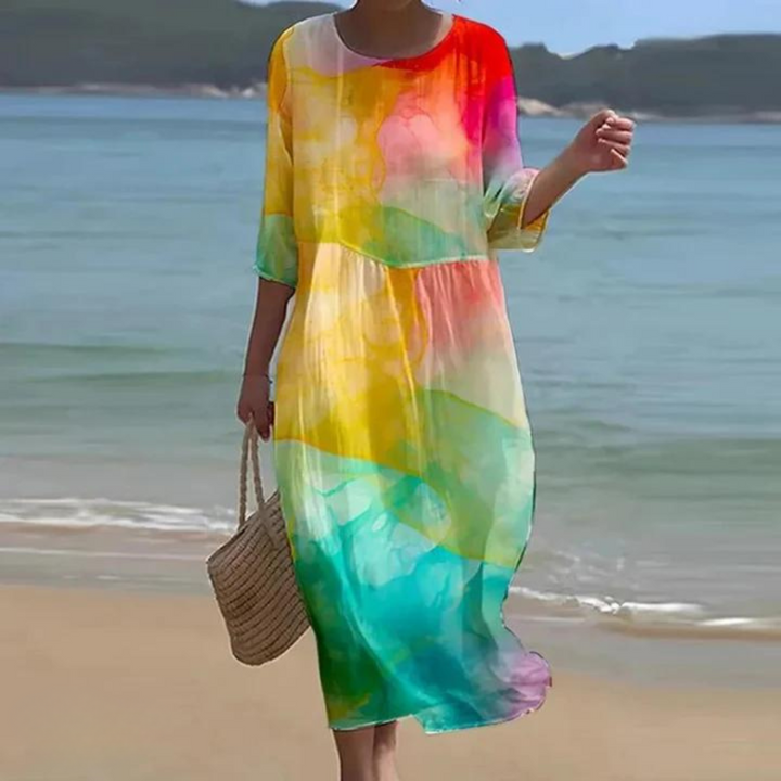 Elegant women's dress with tummy control, flattering fit, stylish for comfortable, versatile look.