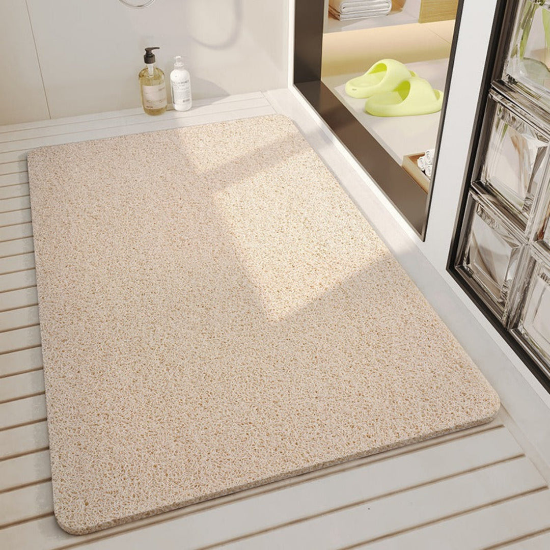 Safe anti-slip drainage mat for bathrooms, showers & kitchens. Hollow design ensures quick dry & floor protection.