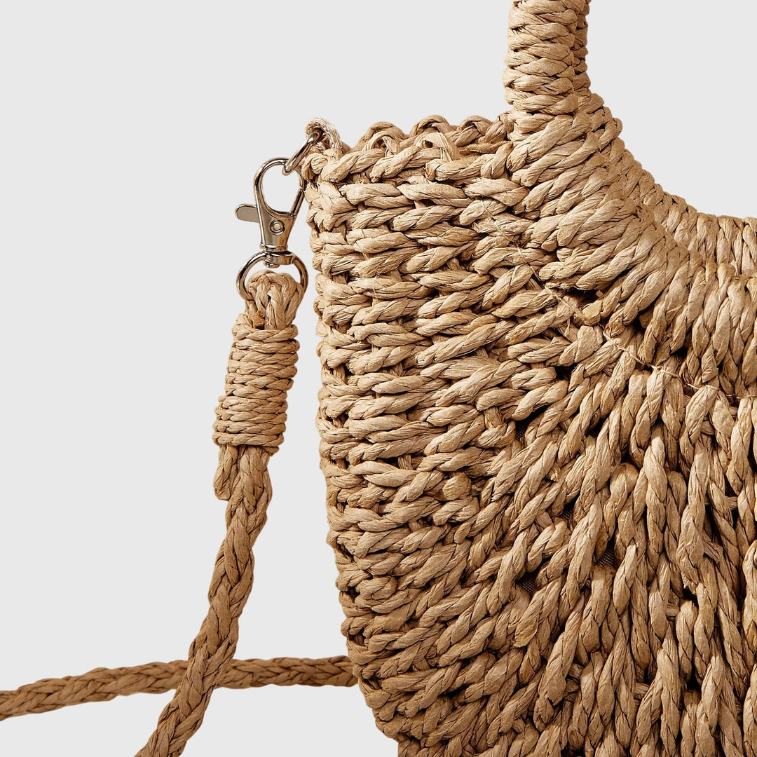 Women's Natural Raffia Tote Bag