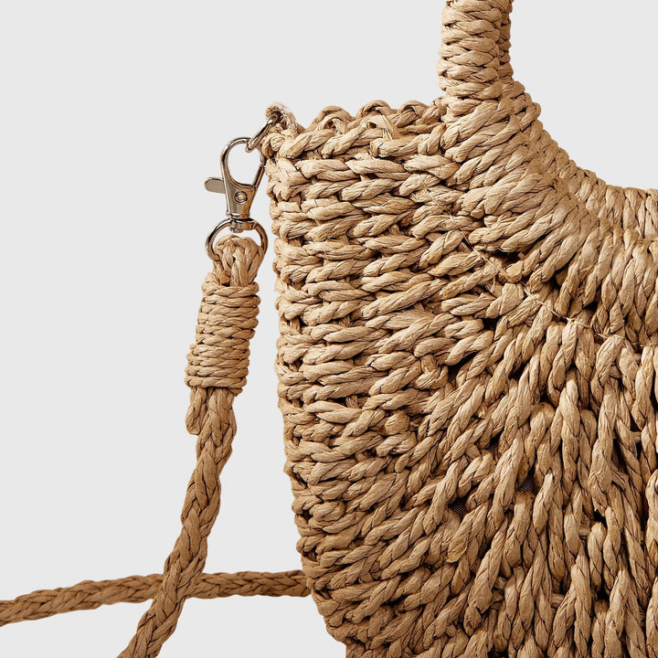 Women's Natural Raffia Tote Bag