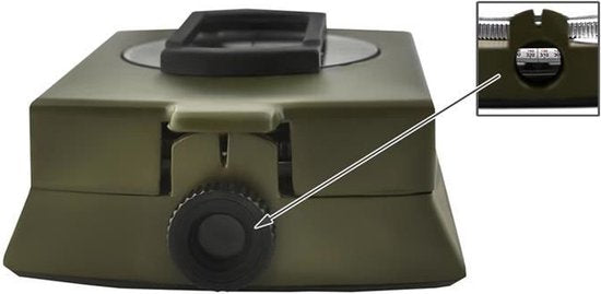 Durable outdoor survival compass with precise navigation for hiking, camping, and adventure gear.