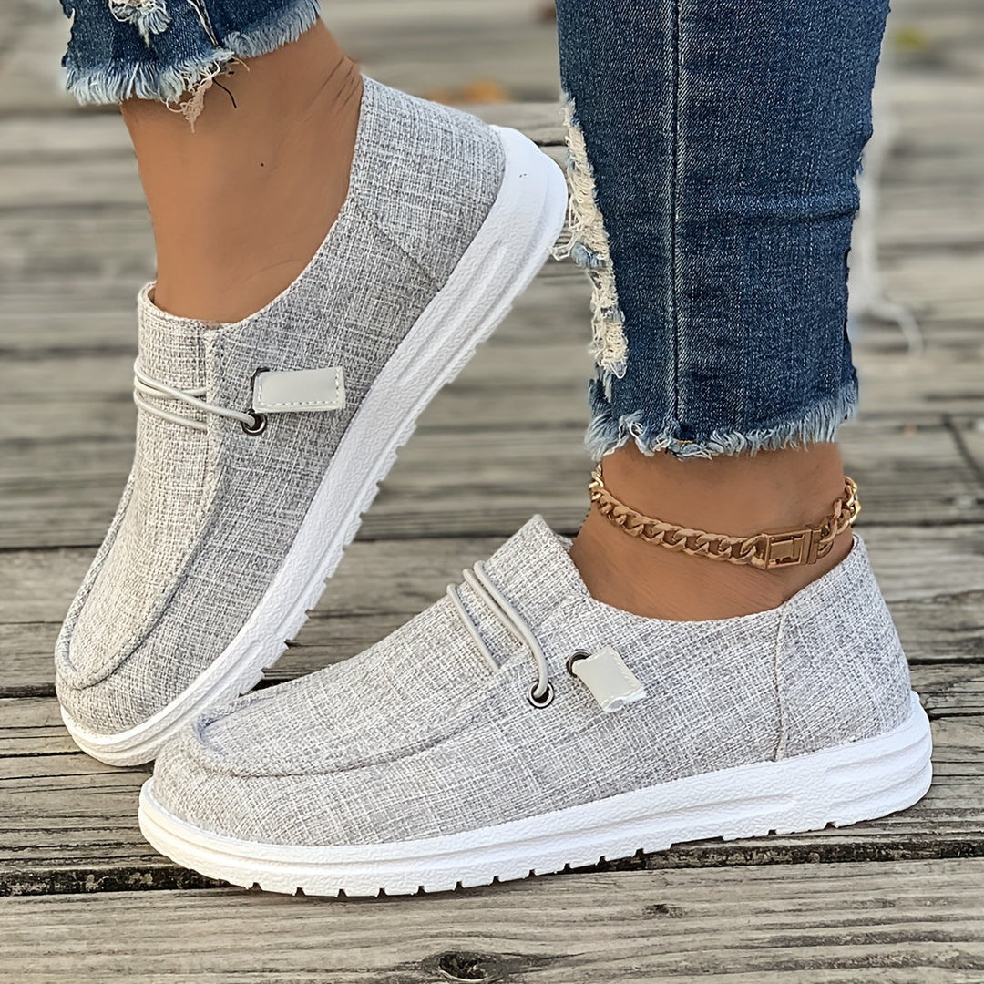 Health-supportive women's slip-on sneakers, orthopedic comfort for daily wear.