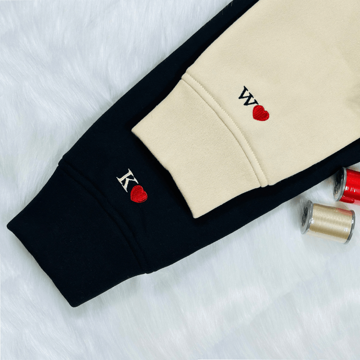 Unisex custom photo hoodie. Embroidered music player design, personalized memory gift for Dad.