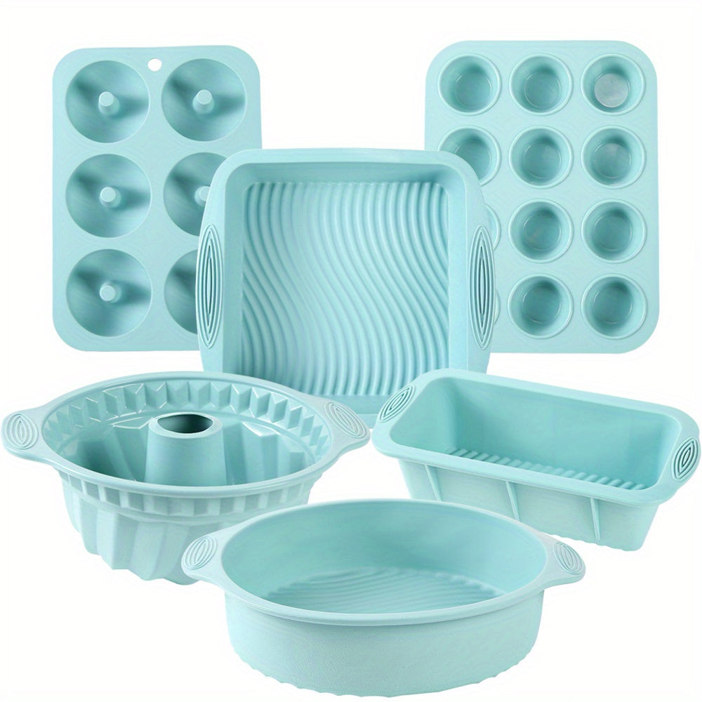 Silicone muffin tray for perfect, easy-release muffins. Non-stick, durable bakeware essential for home baking.