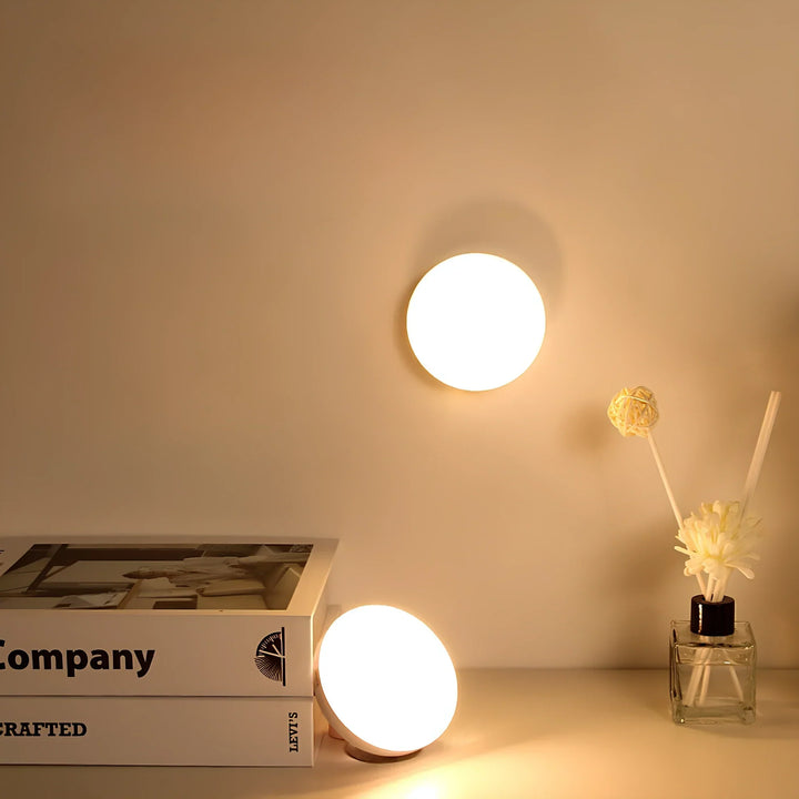 USB rechargeable automatic night light, wireless & magnetic for versatile placement in any household area.