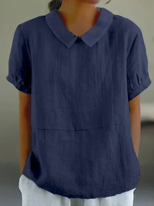Classic women's long-sleeve dress shirt, a fashionable and professional top for versatile elegant wear.