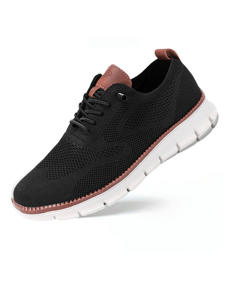 Stylish men's walking shoes with all-day support, perfect for casual outfits.