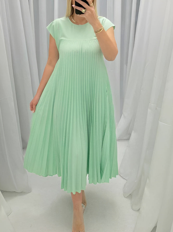 Pleated Dress - Lightweight & Refined