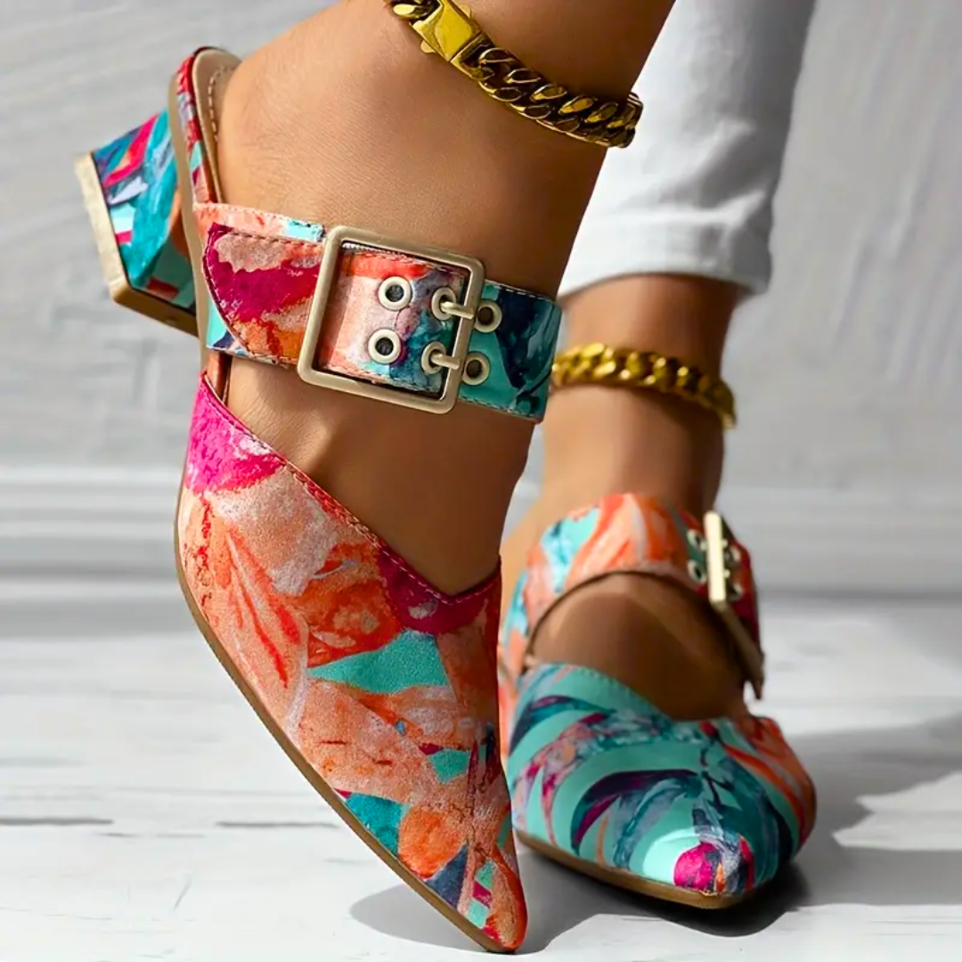 Stylish colorful high heels for women, adding a pop of fashion to any outfit.