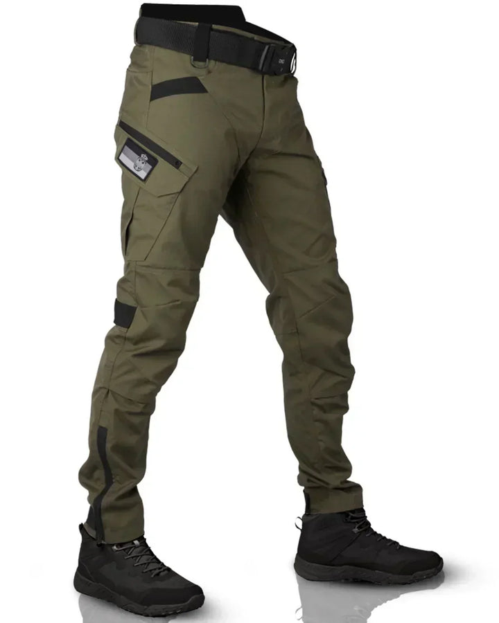 Men's camouflage tactical pants for hiking, camping & outdoor adventures. Durable, comfortable, multi-pocket design.