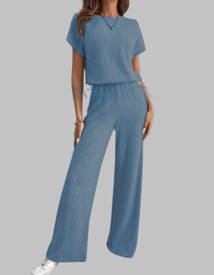 Women's Ribbed Knit Lounge Set