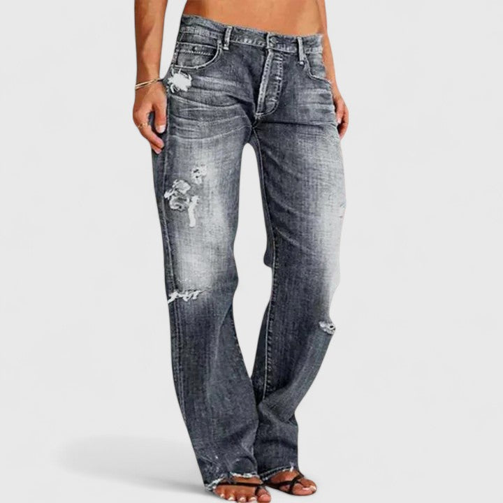 Women's Low Rise Flare Jeans