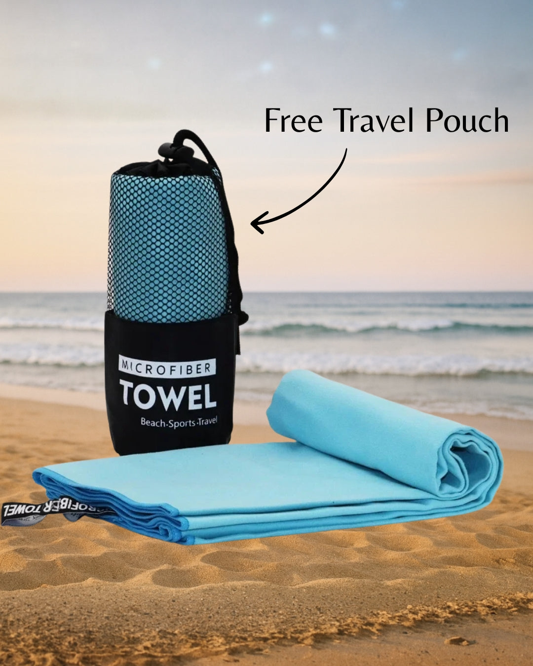 Quick-Dry Microfiber Travel Towel