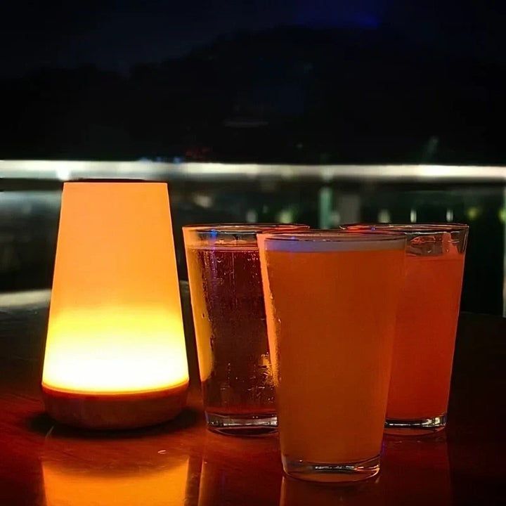 Versatile RGB LED night light: dimmable, touch-activated, remote control, and portable for any room.
