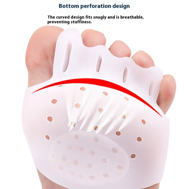 Unisex foot care split toe separator pad with massager design. Offers bunion relief, comfort & toe alignment.