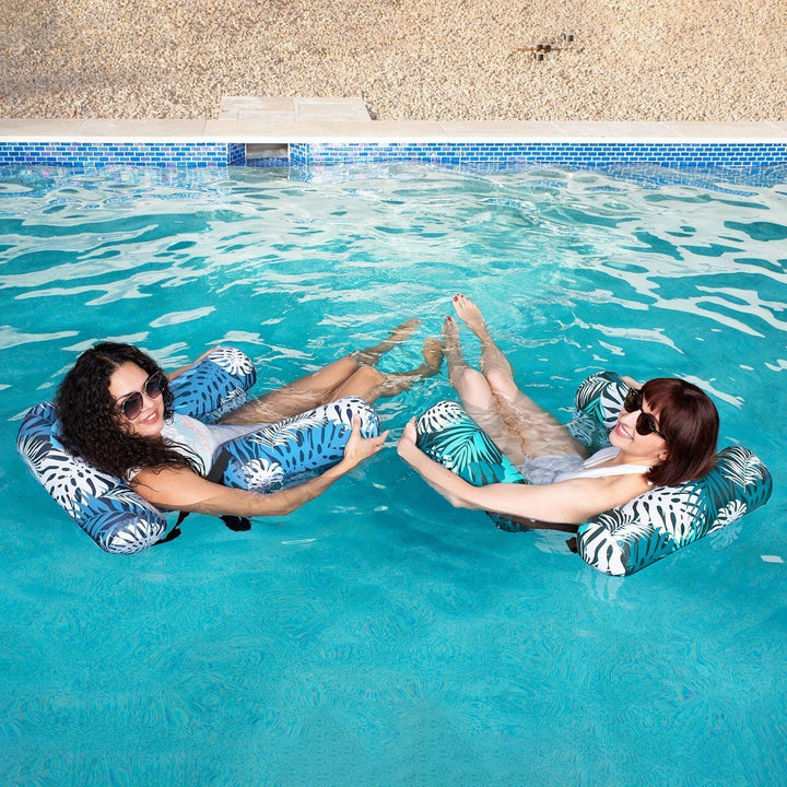 Relaxing pool float lounger, a durable water hammock for endless summer fun.