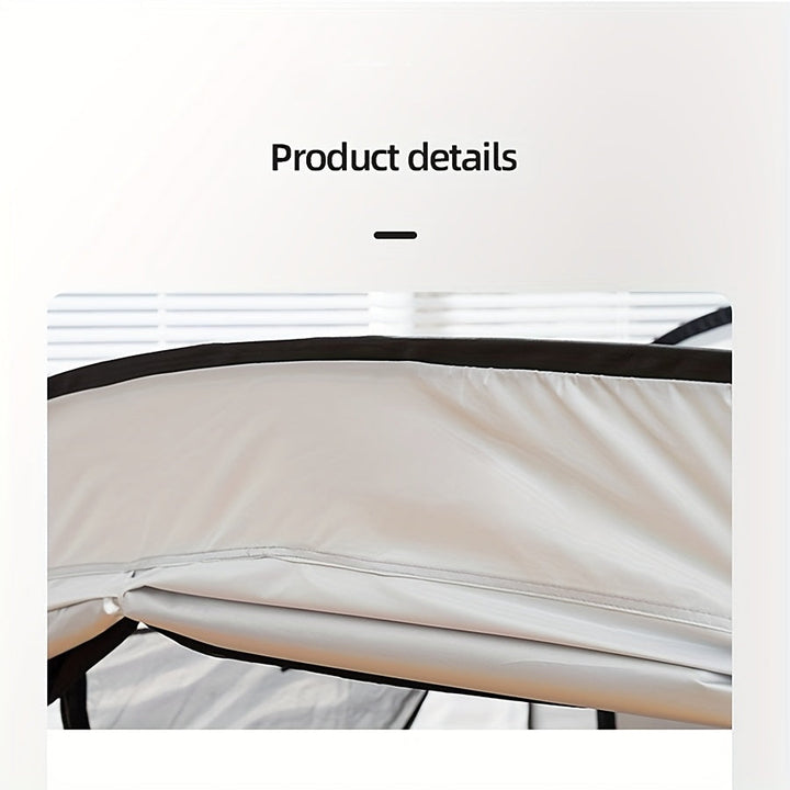 Versatile CozyNest folding tent bed, offering a private and comfortable sleep solution wherever you go.