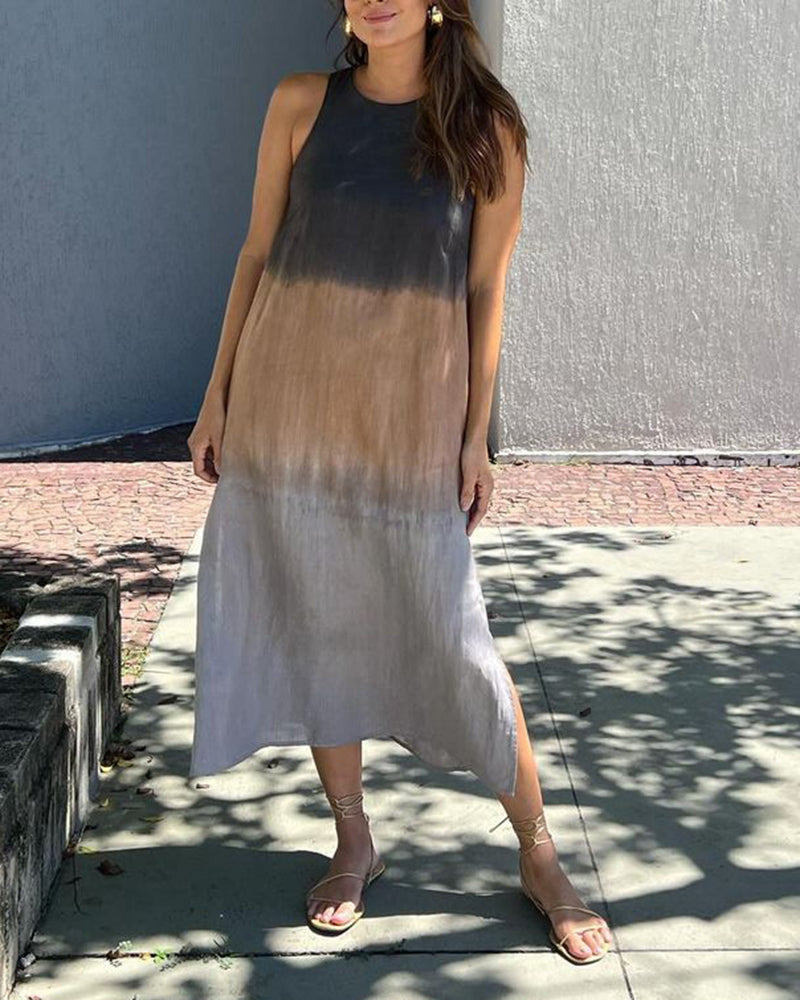 Women's Ombre Sleeveless Dress