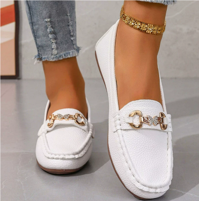 Comfortable women's classic slip-on loafers for effortless everyday wear and versatile, timeless fashion.