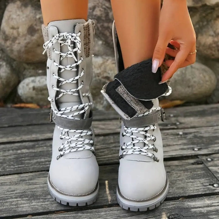 Orthopedic women's boots providing exceptional comfort, foot support, and a stylish look for casual use.