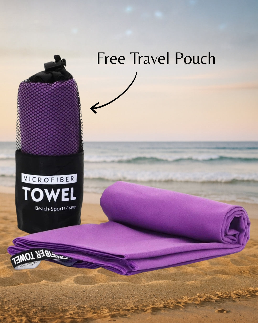 Quick-Dry Microfiber Travel Towel