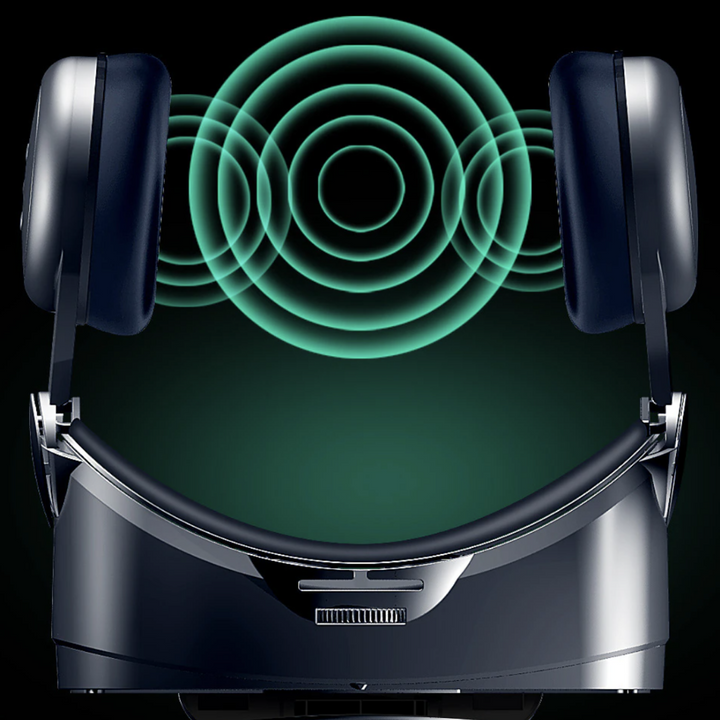 Phone VR headset with integrated high-quality audio, offering an immersive virtual reality experience for any smartphone.